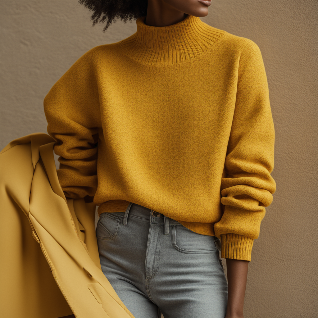 Pullover, gelb