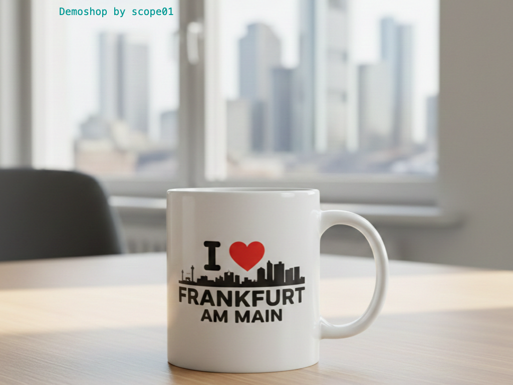 Frankfurt Skyline Mug – I Love Frankfurt Am Main Keramik Becher